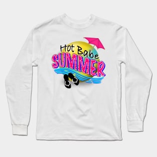 Hot Babe Summer Long Sleeve T-Shirt